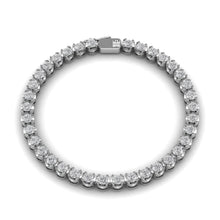Load image into Gallery viewer, Fine Italian Silver Tennis Bracelet
