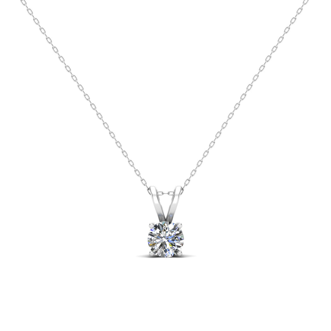 Silver Solitaire Pendant | Jewels By Hamzah Anis