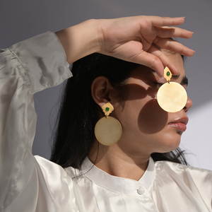 Signature Onyx Pear Drop Tops | Hamzah Anis Fine Jewelry | Handcrafted in Pakistan