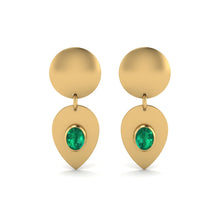 Load image into Gallery viewer, Signature Onyx Pear Drop Tops | El Arete Jewelry | Handcrafted in Pakistan

