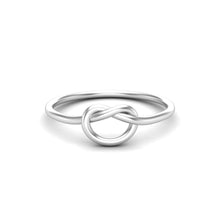 Load image into Gallery viewer, Love Knot 18 Karat White Gold Ring - Jewels By Hamzah Anis
