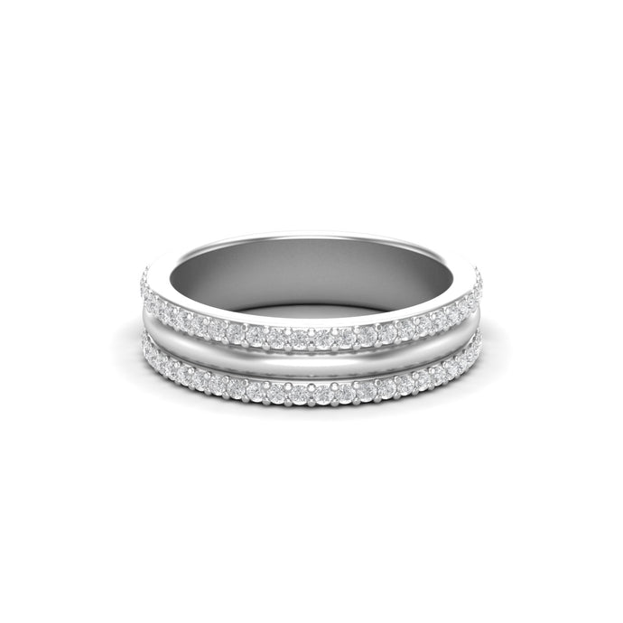 Eternity Signature Silver Band - Jewels By Hamzah Anis