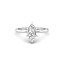 Load image into Gallery viewer, 1 Carat Marquise Moissanite Signature Solitaire Engagement Ring
