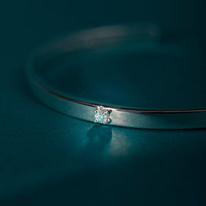 Diamond Silver Cuff | HAMZAH ANIS | Jewels By Hamzah Anis